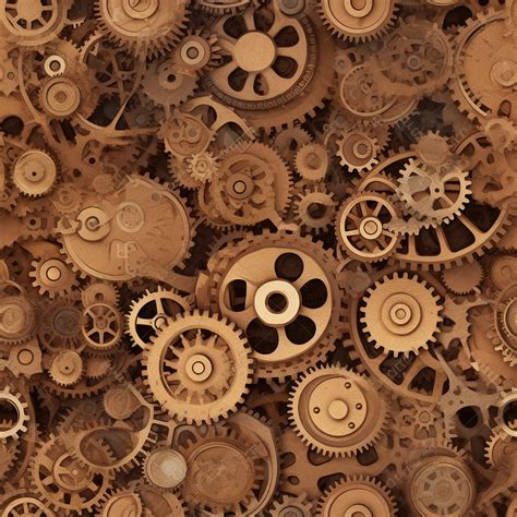 seamless cogs  gears digital paper  jpg textures etsy