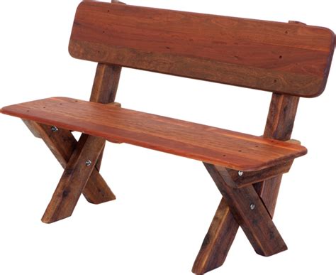 rustic timber bench seat