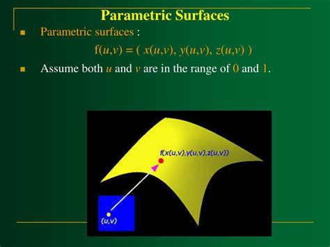 surface modeling parametric surfaces powerpoint