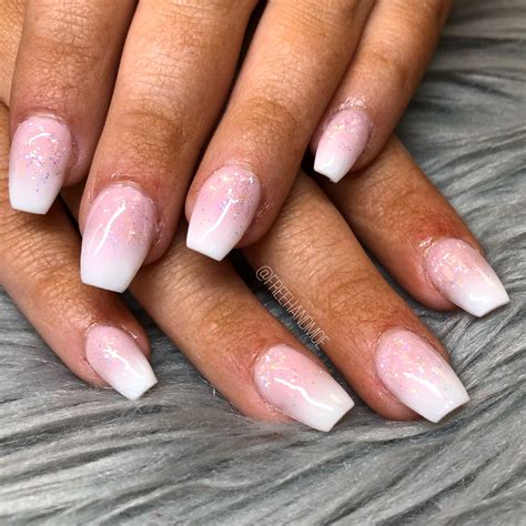 Create Absolutely Stunning White To Pink Ombre Nails | The FSHN