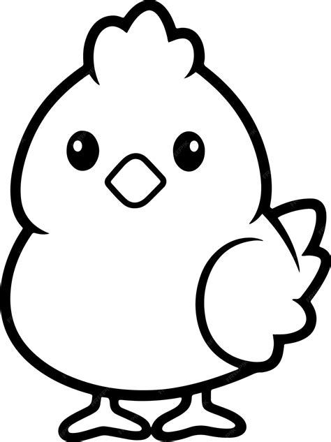 Premium Vector | Chicken logo vector illustration black and white