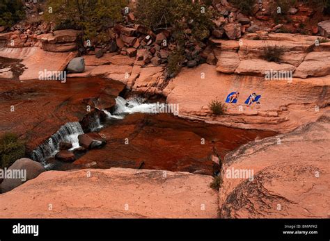 Slide Rock State Park, Oak Creek Canyon, AZ Stock Photo - Alamy