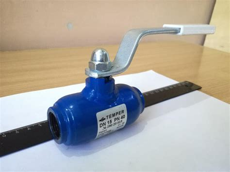 Кран шаровый резьбовой Temper 28020015 DN15 PN40 в Ташкенте (Краны ...