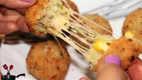 Veg Cheese balls | Quick and Easy Snacks Recipe | Party appetizer | Potato cheese balls ...