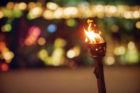 premium ai image torch flame