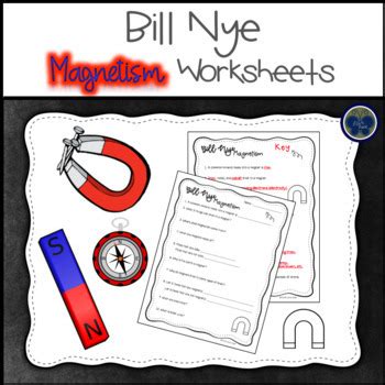 Bill Nye Magnetism Worksheets by Love Duck | Teachers Pay Teachers