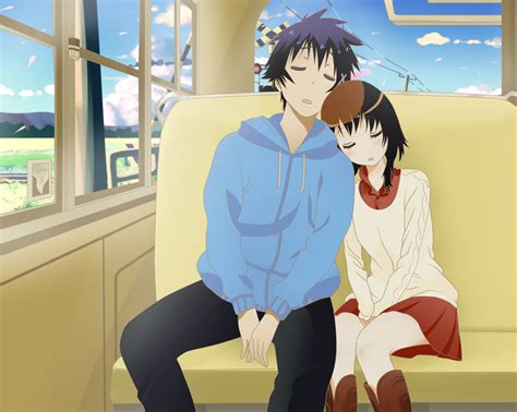 Anime Couple Sleeping On Shoulder Zerochan has 23 430 sleeping anime