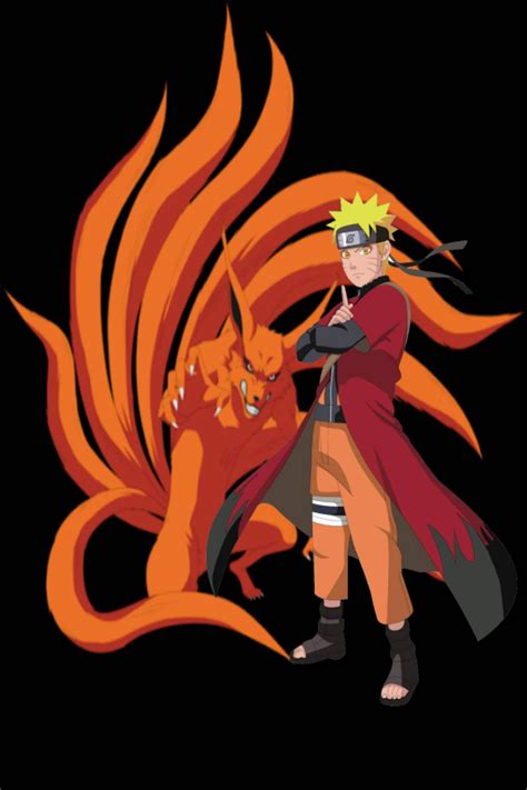 Download Naruto Kurama And Uzumaki Characters Wallpaper | Wallpapers.com