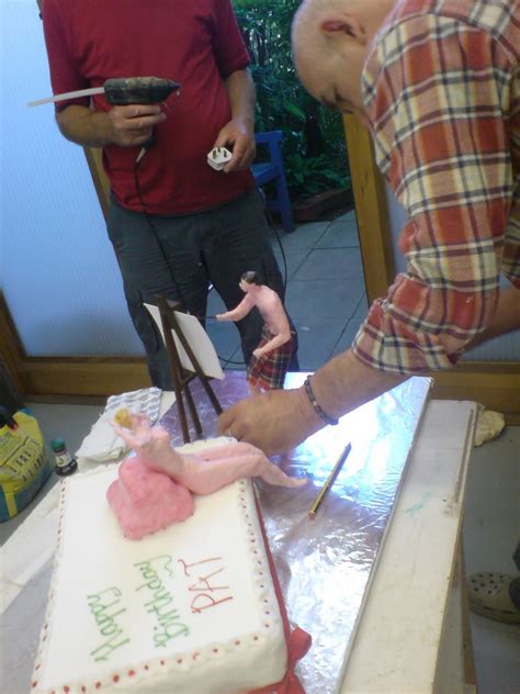 exploding birthday cake