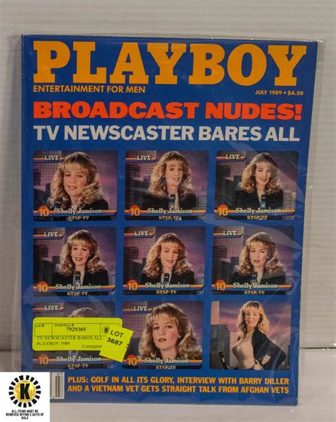 TV NEWSCASTER BARES ALL PLAYBOY 1989