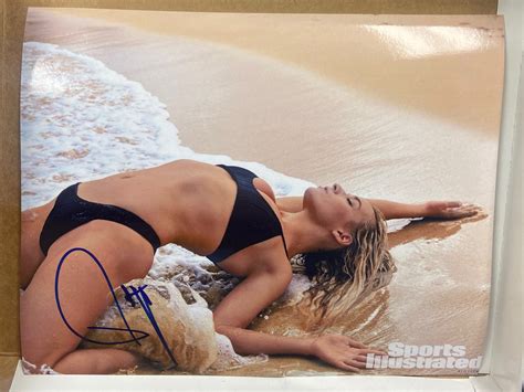 paige spiranac hot golfer maxim signed  photo original sports