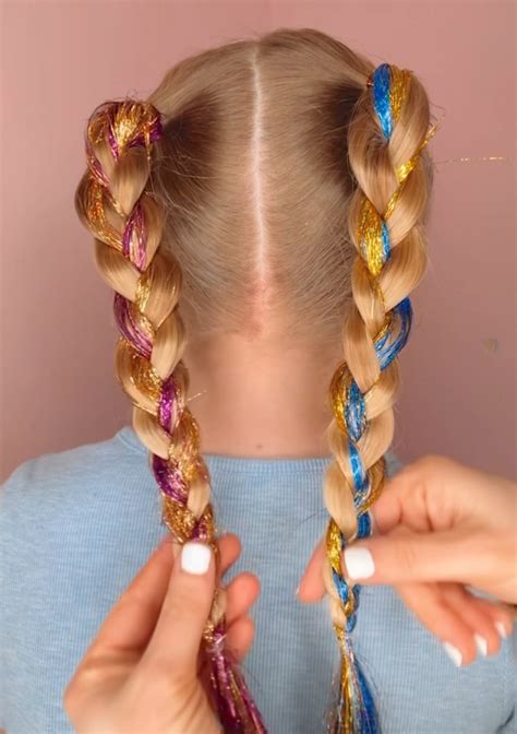 tinsel on hair 6