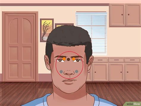 sinus massage   relieve pressure   fingers