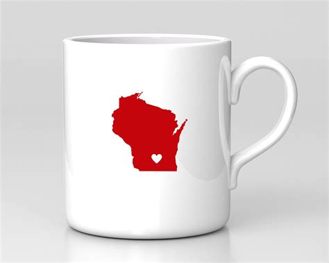 Wisconsin Svg, Madison Svg, Badgers, Outline, Heart, WI, Transparent