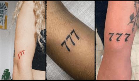Angel Number 777 Tattoo Meaning & Ideas - Gratitude Secrets