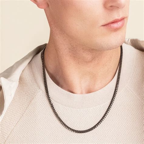 5mm Cuban Link Chain | Black Cuban Link Chain | JAXXON