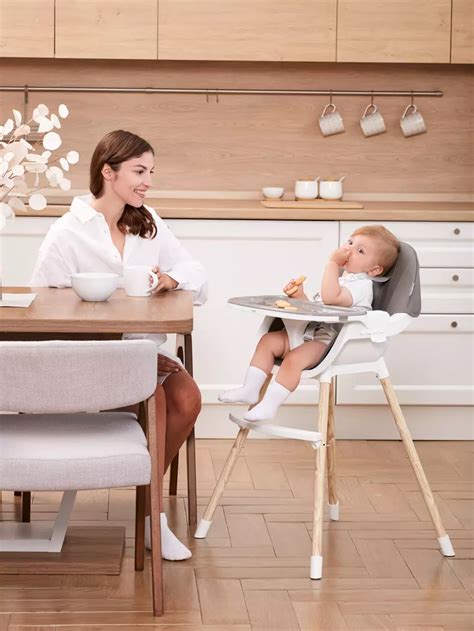 Стульчик для кормления Mowbaby Crispy grey — купить в интернет-магазине ...