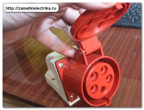 Схема трех фазной розетки