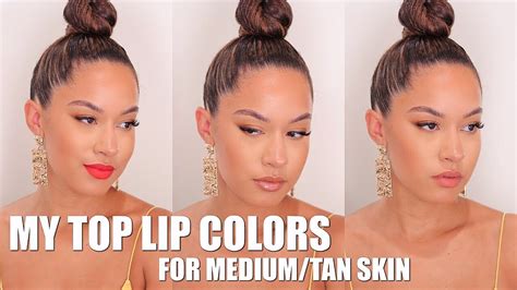 Perfect Lipstick Shades for Beautiful Tan Skin and Dark Hair - Hunter Games Magazine