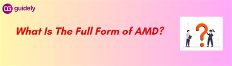 full form  amd