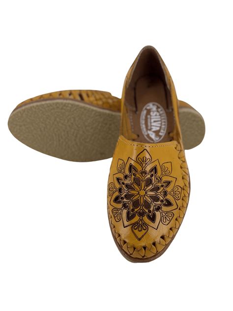 Nayeli Yellow Huarache — Rodeo Durango Brand Corp.