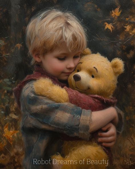 Christopher Robin and Winnie the Pooh - Etsy