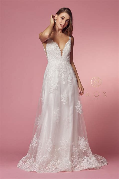 White Long Wedding Dress - Wedding Dresses