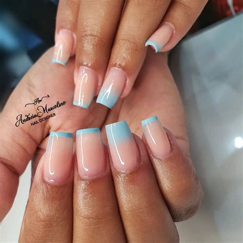 Francesinha Azul Com Branco