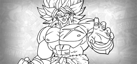 broly drawing