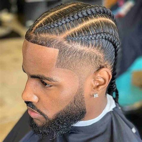 Mohawk Hairstyle With Braids For Men