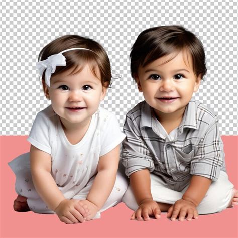 baby boy  girl premium ai generated psd