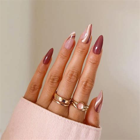 elegant almond nail designs  allure  almond nails   bloom