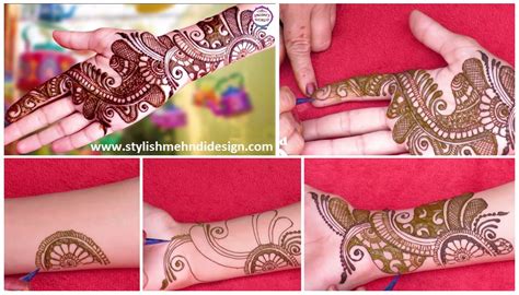 Easy Arabic Mehndi Designs - Step By Step (Tutorial) - Mehndi Designs