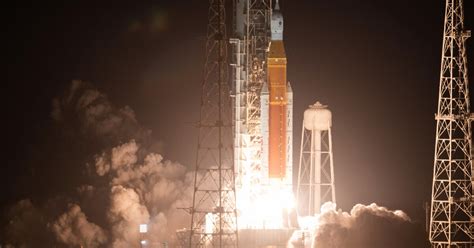 NASA successfully launches its largest-ever rocket, the Space Launch System