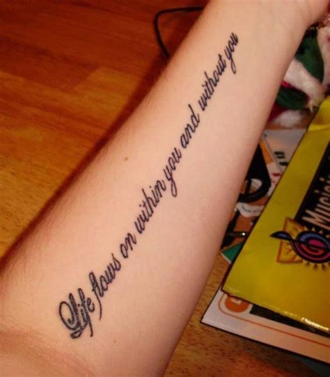 17 Tattoo Quotes About Life To Have Motivation Everyday