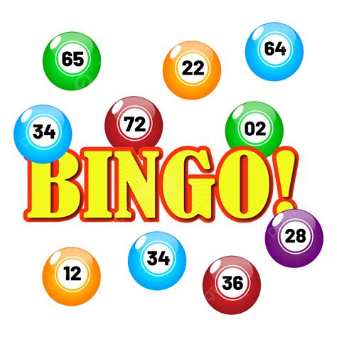 Bingo Ball Vector Art Png Bingo Text Effect With Ball Vector Element 
