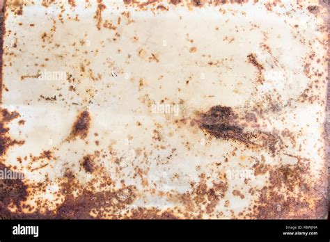rusty white metal background white texture  rusty metal stock photo