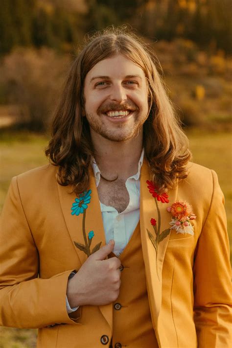 This Intimate 70's-Inspired Colorado Mountain Wedding Featured TWO