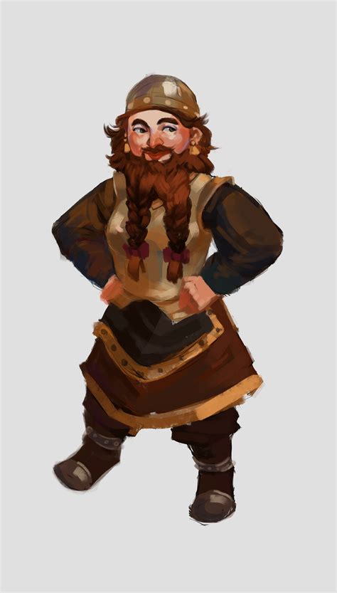 ArtStation - Female-Dwarf