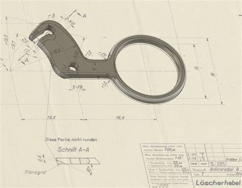CURTA (Loescherhebel) clearing lever. by Empiricus | Download free STL ...