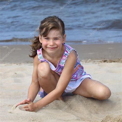 Girl on beach — Stock Photo © choocha69 #52781025