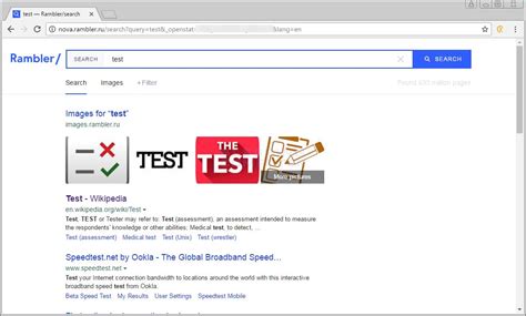 Remove the Nova.Rambler.ru Search Redirect