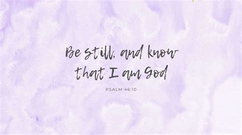 Be Still - Desktop Wallpaper - My Printable Faith