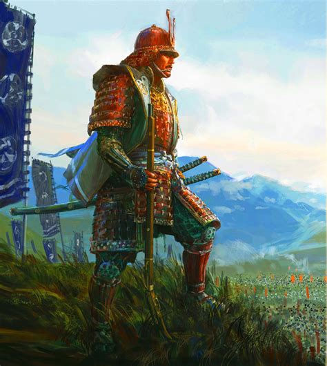 Samurai - by Mark Li | Samurai artwork, Samurai art, Japanese art samurai