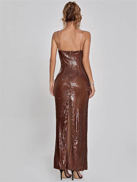 brown sequin dresses 11