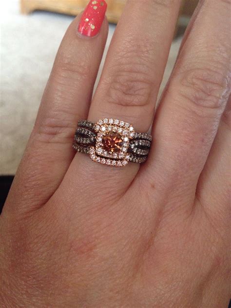 Chocolate Wedding Ring Sets