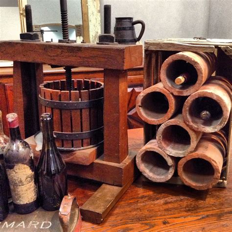 Elegant and Rustic Wine Cellar with Terra Cotta Cylinders