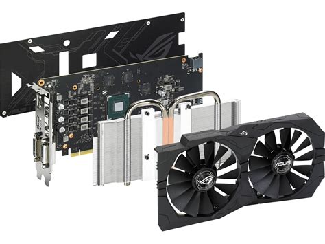 Видеокарта Asus nVidia GeForce GTX 1050 Ti ROG Strix 4GB GDDR5 128bit ...