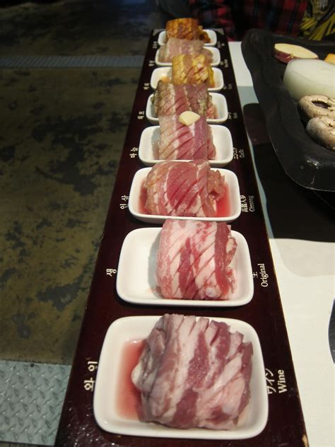 Gourmet Pigs: 8 Flavors of Pork Belly at Palsaik BBQ in Koreatown (Los