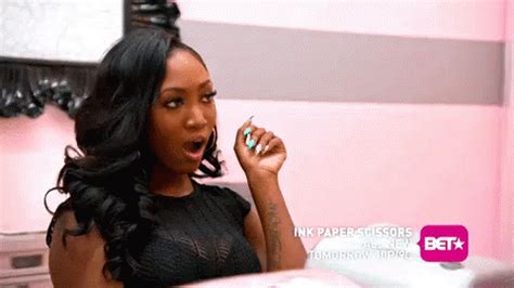 Shocked Black Woman Gif